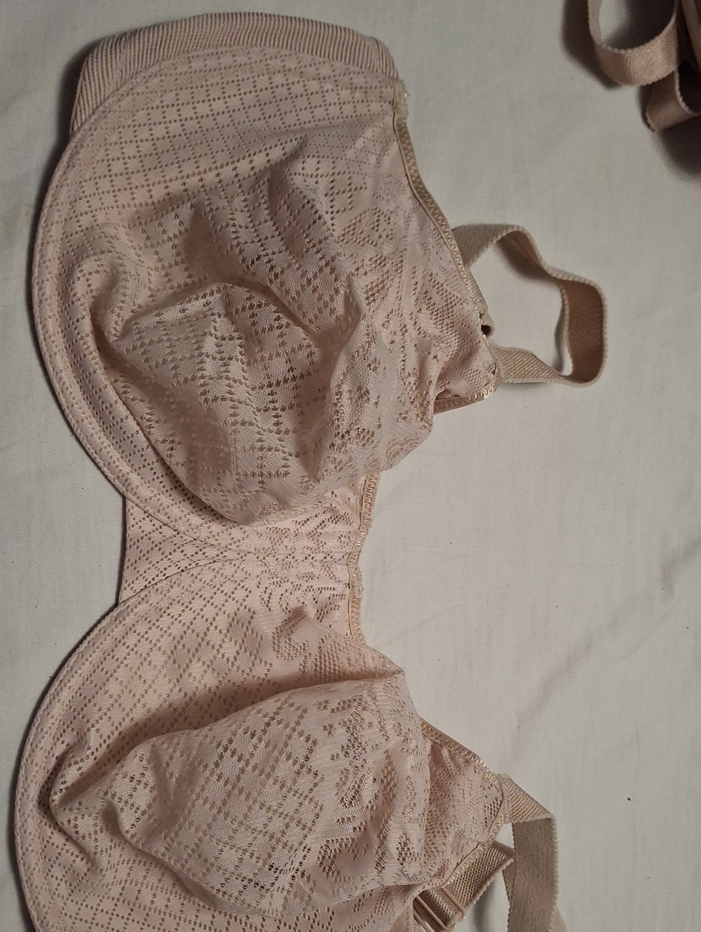Wacoal Lace-Pattern Full Coverage Bra in Light Nude